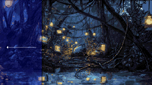 Shifting to make space for column insertion