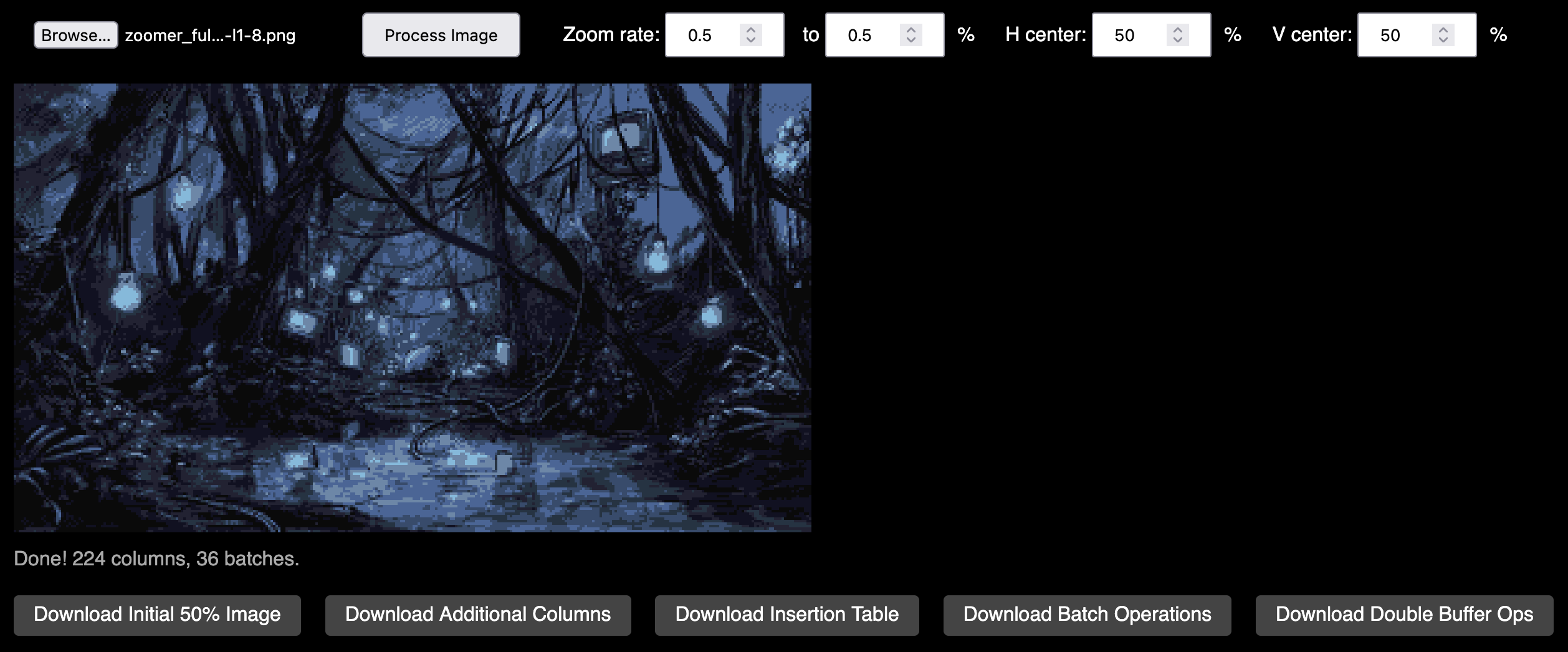 JavaScript tool screenshot